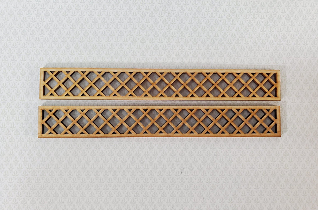 Dollhouse Lattice Decoration for Porches or Interior Exterior Architectural Ornament - Miniature Crush