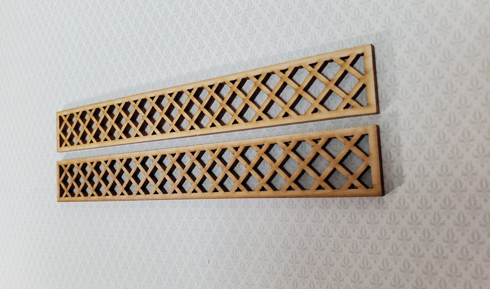 Dollhouse Lattice Decoration for Porches or Interior Exterior Architectural Ornament - Miniature Crush