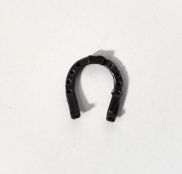 Dollhouse Lucky Horse Shoe Painted Metal 1:12 Scale Miniature Decor Accessories - Miniature Crush