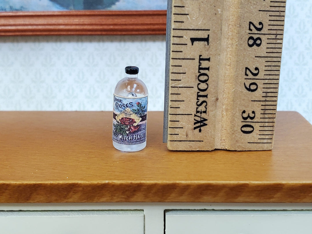 Dollhouse Medicinal Witch Hazel Odor Rose Vintage Style 1:12 Scale Miniature - Miniature Crush