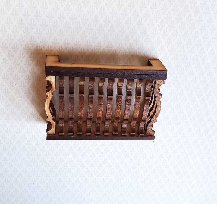 Dollhouse Miniature Balcony Gate for Window Square DIY 1:12 Scale 3" - Miniature Crush