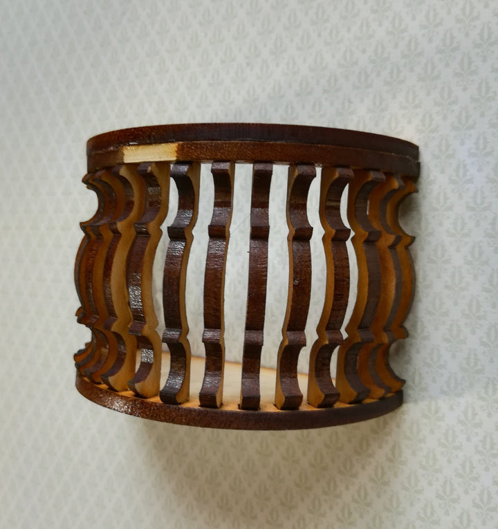 Dollhouse Miniature Balcony Half Round Window or Door Unfinished 1:12 Scale 3" - Miniature Crush