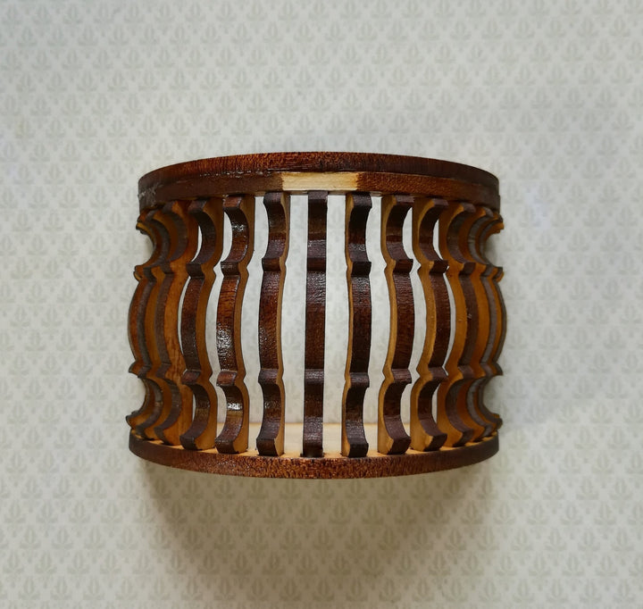 Dollhouse Miniature Balcony Half Round Window or Door Unfinished 1:12 Scale 3" - Miniature Crush
