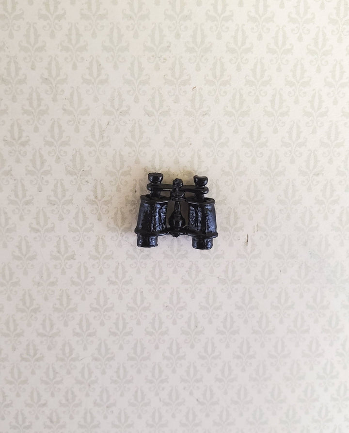 Dollhouse Miniature Binoculars Black Metal 1:12 Scale - Miniature Crush