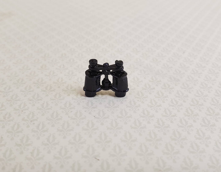 Dollhouse Miniature Binoculars Black Metal 1:12 Scale - Miniature Crush