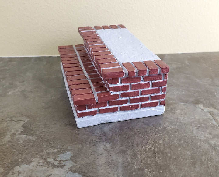 Dollhouse Miniature Brick Steps Resin Large 1:12 Scale Garden or Yard - Miniature Crush