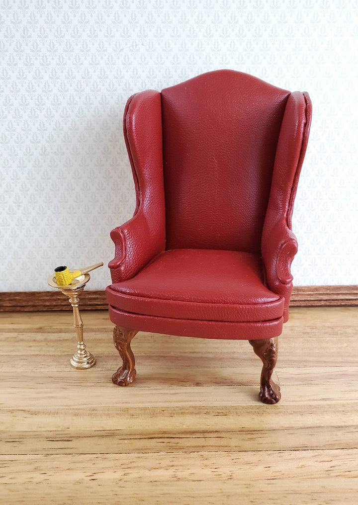 Dollhouse Miniature Corn Cob Pipe Classic Style Painted Metal 1:12 Scale - Miniature Crush