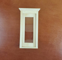 Dollhouse Miniature Exterior Door 1:12 Scale Interior Houseworks 6033 Full Window Front