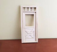 Dollhouse Miniature Exterior Door Crossbuck Dutch Door 1:12 Scale Houseworks #6009