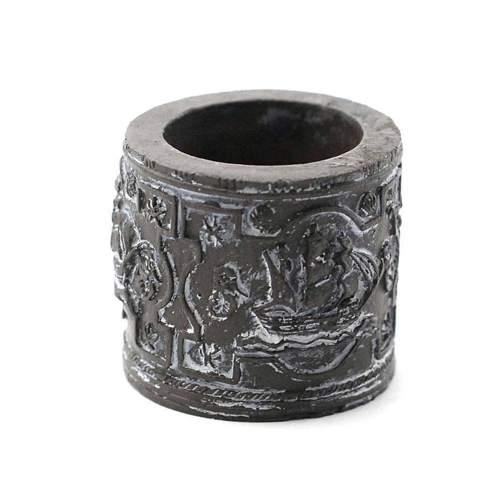 Dollhouse Miniature Flower Pot or Plant Planter Tall Ship Design Detailed Floor 1:12 Scale - Miniature Crush