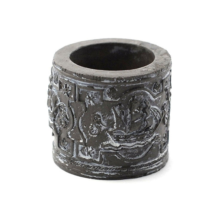 Dollhouse Miniature Flower Pot or Plant Planter Tall Ship Design Detailed Floor 1:12 Scale - Miniature Crush