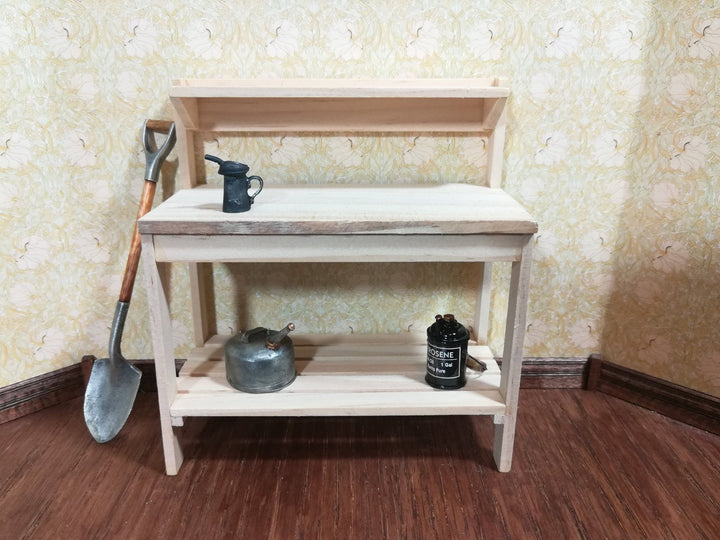 Dollhouse Miniature Oil Can Black Vintage Style Automotive 1:12 Scale Black Metal - Miniature Crush