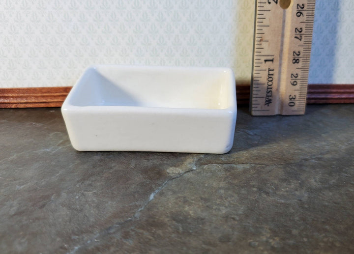 Dollhouse Miniature Sink Belfast Butler Farmhouse Style Large Cream 1:12 Scale Ceramic - Miniature Crush
