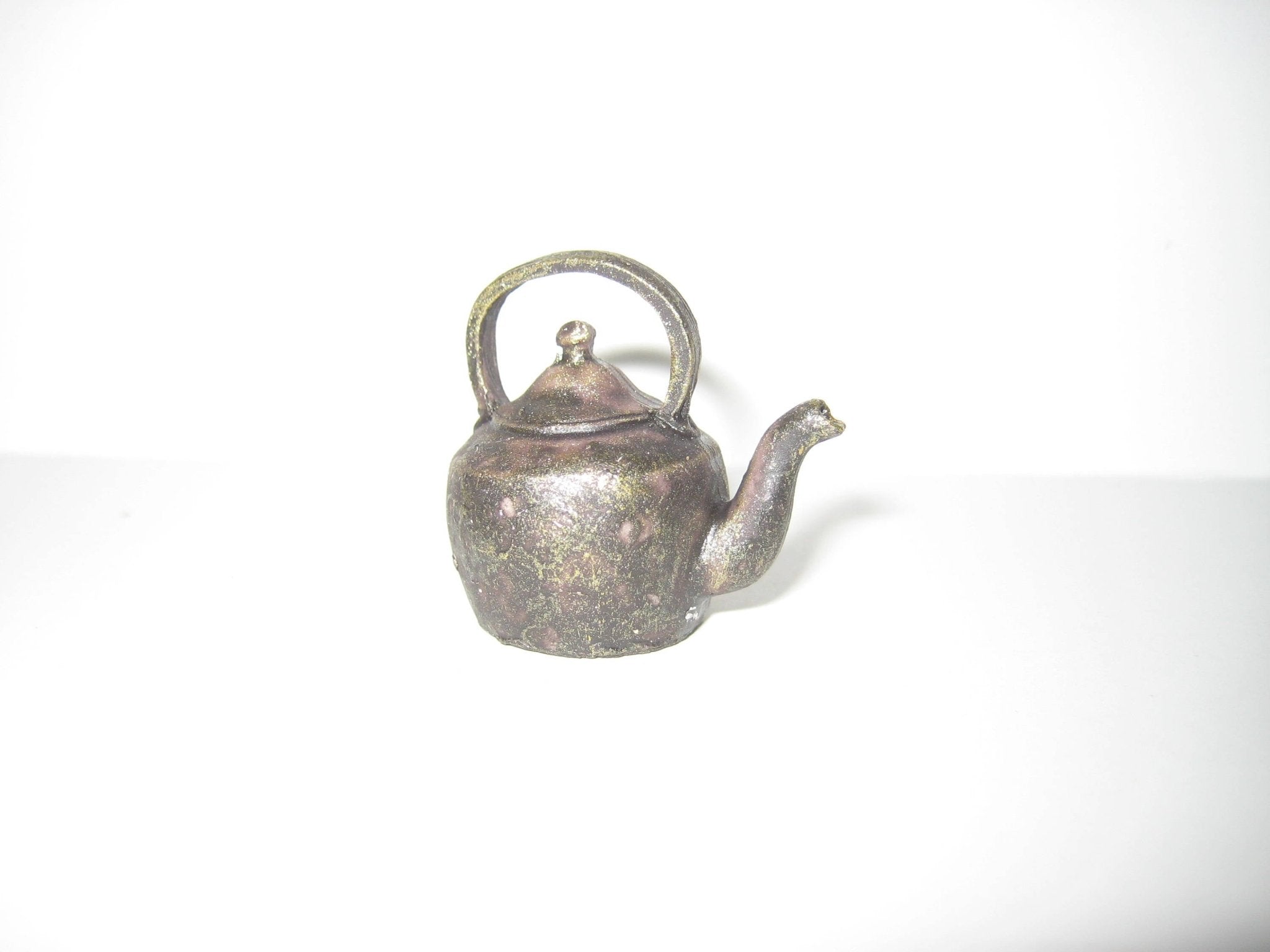 Mini Teapot ornament  1:6 scale kettle dollhouse furniture