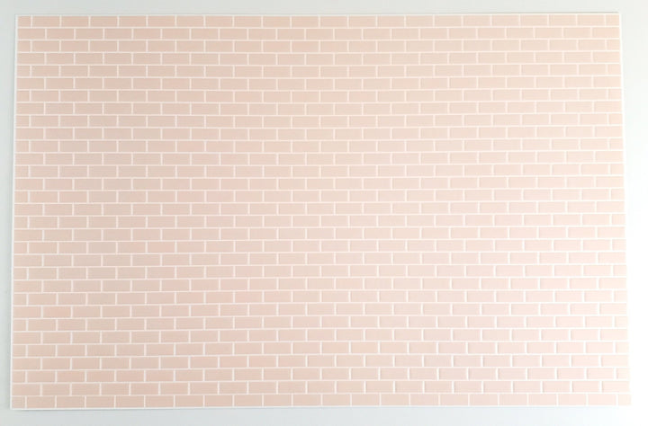 Dollhouse Miniature Subway Wall Tile Pink Embossed 1:12 Scale World Model - Miniature Crush