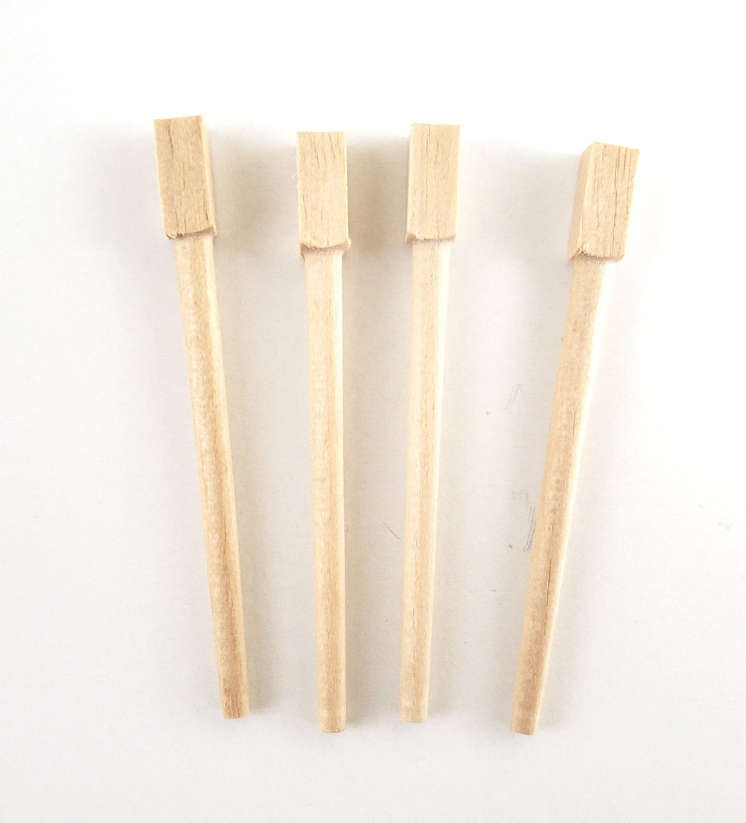 Dollhouse Miniature Table Legs Basic Wood 4 Pieces 1:12 Scale 2 1/2" Long Houseworks 12010 - Miniature Crush