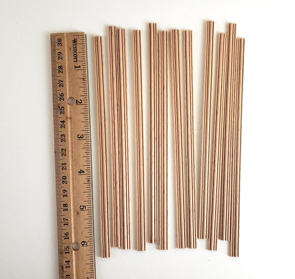 Dollhouse Miniatures 6" Scrap Trim Chair Rail Molding 1/4" 12 Pieces 1:12 Scale CLA77957 - Miniature Crush