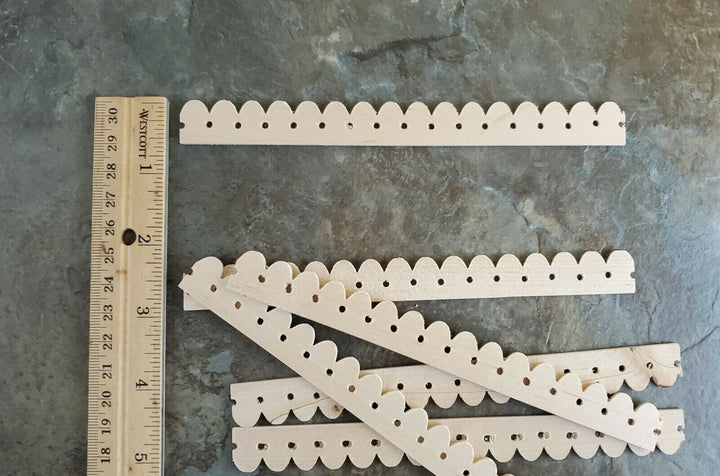 Dollhouse Miniatures Trim x6 Victorian Gingerbread Style Molding 6" Long 1:12 - Miniature Crush