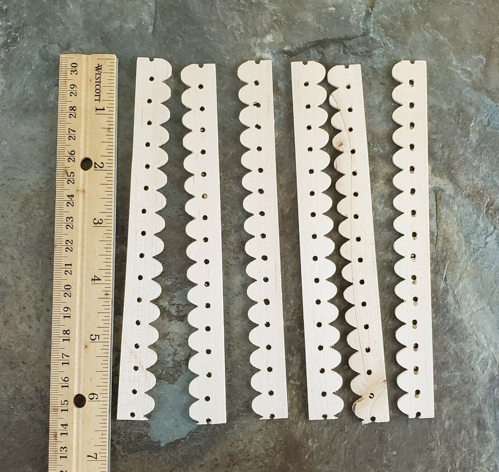 Dollhouse Miniatures Trim x6 Victorian Gingerbread Style Molding 6" Long 1:12 - Miniature Crush