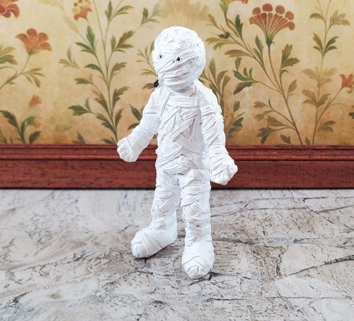 Dollhouse Mummy Doll Trick or Treat Halloween Decor 1:12 Scale Miniatures - Miniature Crush