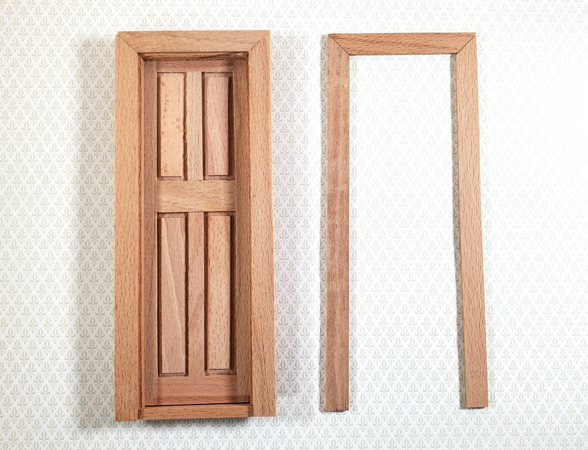 Dollhouse Miniature False Door In White