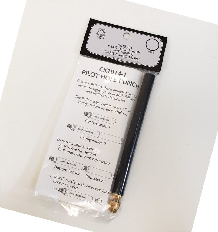 Dollhouse Pilot Hole Punch for Copper Tape Wire by Cir-Kit Concepts CK1014-1 - Miniature Crush