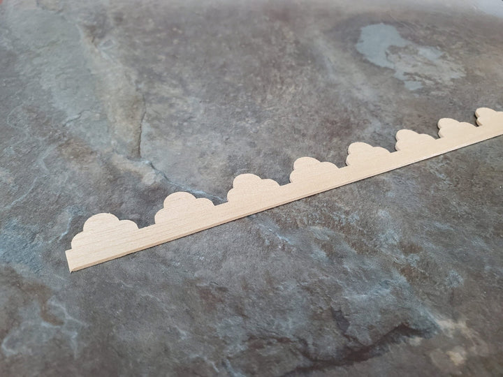 Dollhouse Scalloped Trim Fancy Victorian Style Molding 5/8" x 18" for Miniatures Houseworks 7084 - Miniature Crush