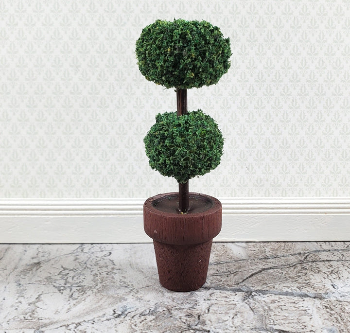 Dollhouse Topiary Plant Potted Bush 1:12 Scale Miniature Garden Handmade - Miniature Crush
