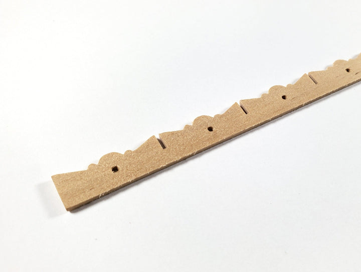 Dollhouse Victorian Trim Fancy Molding 3/8" x 18" for Miniatures Houseworks 7083 - Miniature Crush