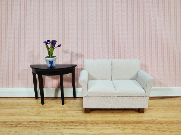 Dollhouse Wallpaper Pink Pale Subtle Stripes 3 Sheets 1:12 Scale Miniatures - Miniature Crush
