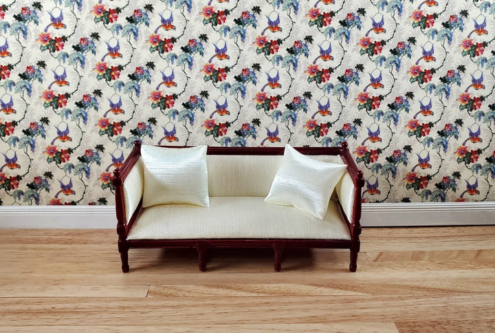 Dollhouse Wallpaper Polly's Predicament Birds Floral Bradbury & Bradbury 1:12 Scale - Miniature Crush