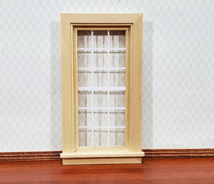 Dollhouse Window Classic Style with Acrylic 1:12 Scale Houseworks 5034 Miniatures - Miniature Crush