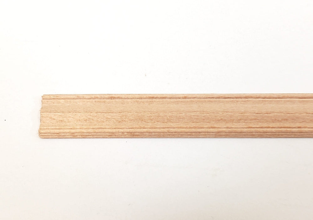 Dollhouse Window Door Casing or Baseboard Trim Molding 1/2" wide x 18" long NE941 - Miniature Crush