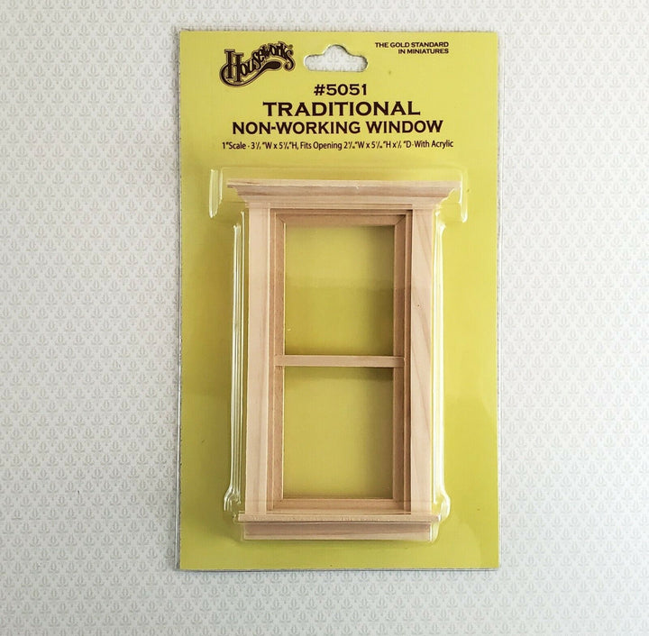 Dollhouse Window Traditional Non Working 1:12 Scale Houseworks 5051 Miniatures - Miniature Crush
