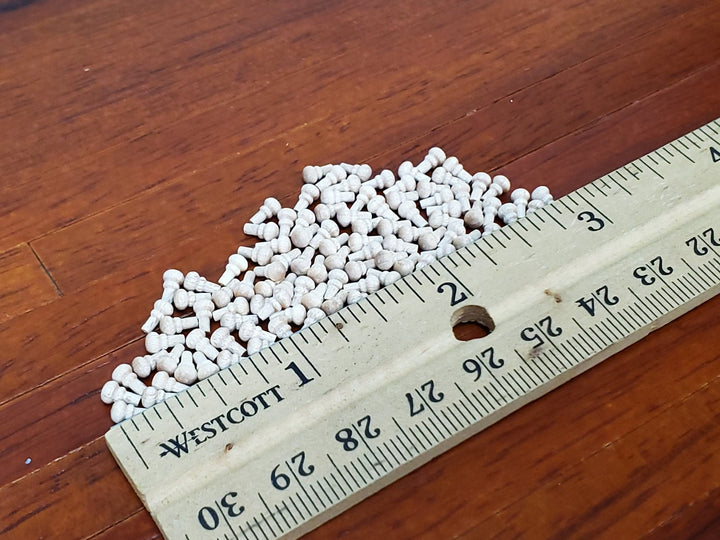 Dollhouse Wood Knobs or Drawer Pulls Small 100 Pieces 1:12 Scale Houseworks 12077 - Miniature Crush