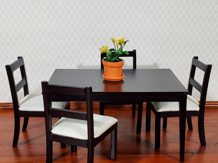 Dollhouse Yellow Flowers Zinnias Plant in Terra Cotta Planter Pot 1:12 Scale Garden Flowers by Falcon Miniatures - Miniature Crush