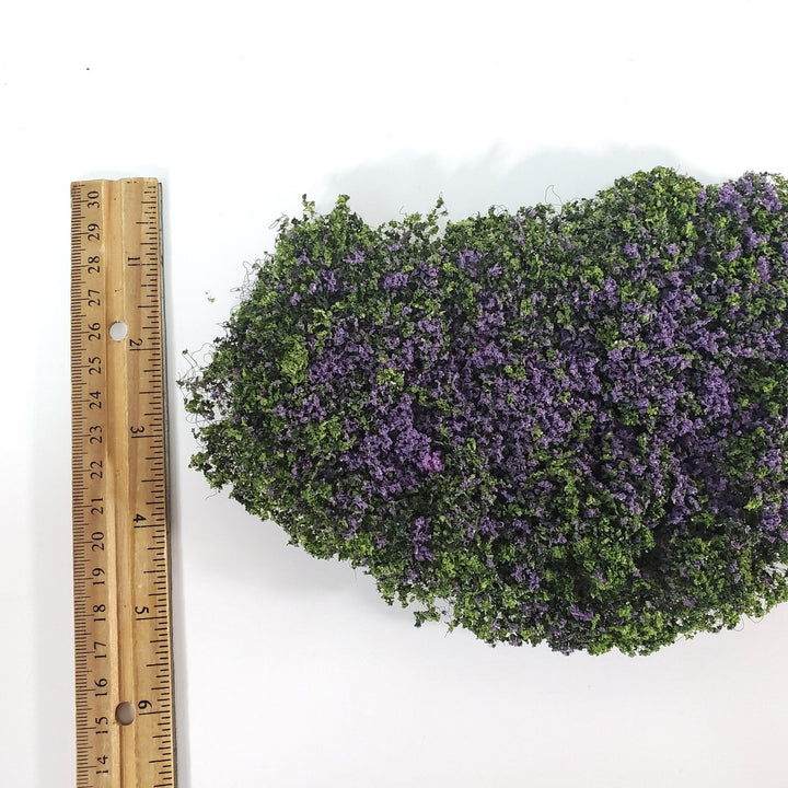 Flowering Shrub Mat Creeping Phlox Purple Model RR Dioramas Dollhouses Scenery - Miniature Crush