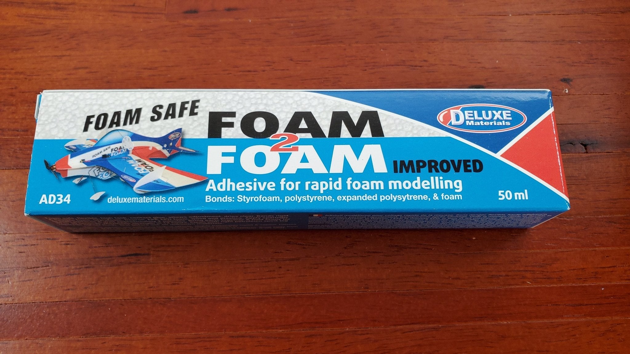 Foam to Foam Adhesive Glue Deluxe Materials Use with Styrofoam Polystyrene Foam Miniature Crush