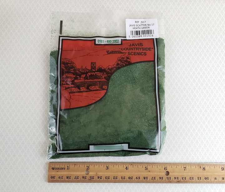 Javis Scatter Heath Dark Green JS17 Fine Turf Grass Model RR Dioramas - Miniature Crush