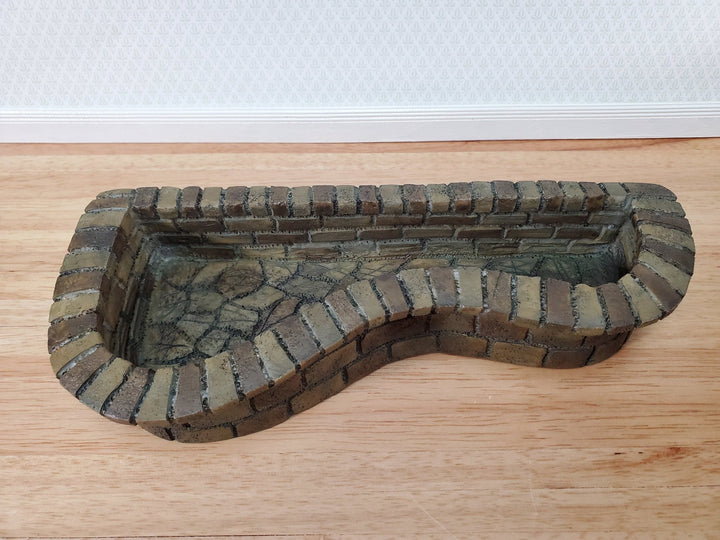 Large Miniature Garden Pond Empty Pool Resin 1:12 Scale Dollhouse Fairy Garden - Miniature Crush
