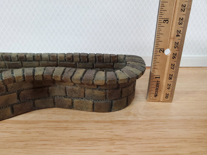 Large Miniature Garden Pond Empty Pool Resin 1:12 Scale Dollhouse Fairy Garden - Miniature Crush