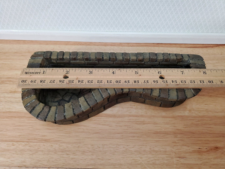 Large Miniature Garden Pond Empty Pool Resin 1:12 Scale Dollhouse Fairy Garden - Miniature Crush