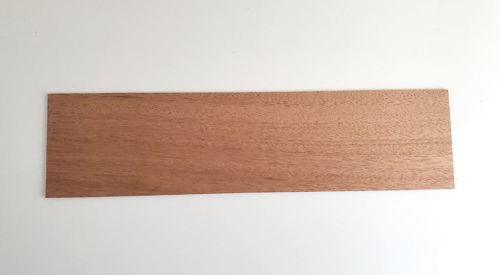 Mahogany Wood Sheet Plank Thin 1/32" x 3" x 12" long Veneer Woodworking Laser - Miniature Crush