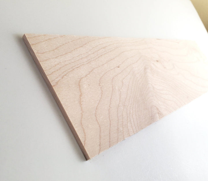Maple Wood Slat Plank 1/8" x 3" x 12" long Sheet Woodworking Laser - Miniature Crush