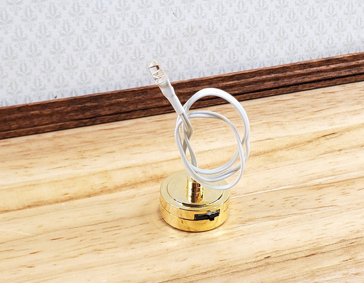Miniature Battery Light Bulb on String Bright White Light Fairy Light Dollhouses - Miniature Crush