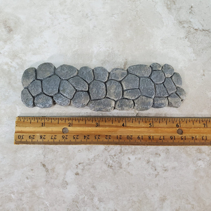 Miniature Fieldstone Cobblestone Path Gray Cast Resin 1:12 Scale Miniature - Miniature Crush