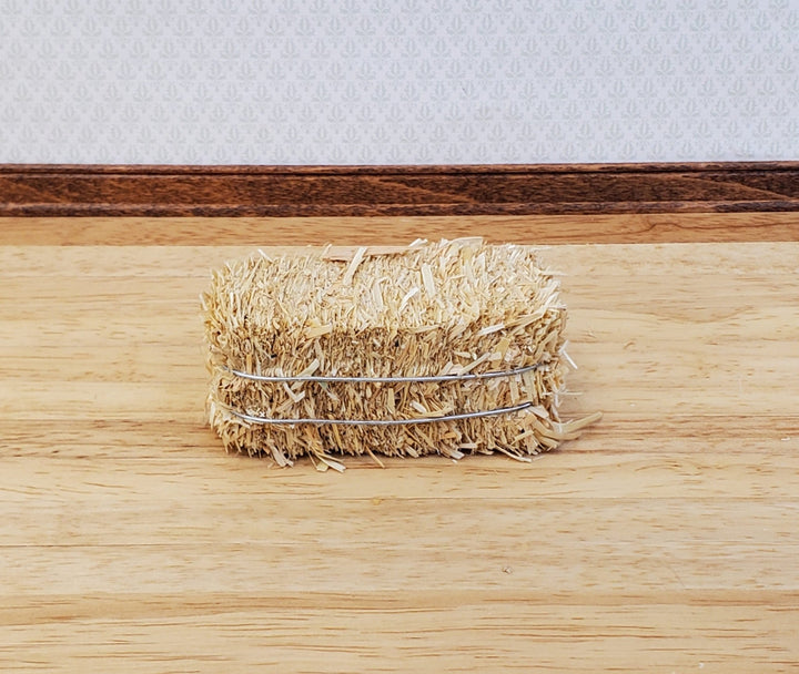 Miniature Haybale Hay Stack Bundled Straw Bale for Mini Decorating Dollhouses - Miniature Crush