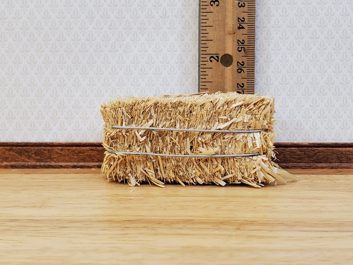 Miniature Haybale Hay Stack Bundled Straw Bale for Mini Decorating Dollhouses - Miniature Crush