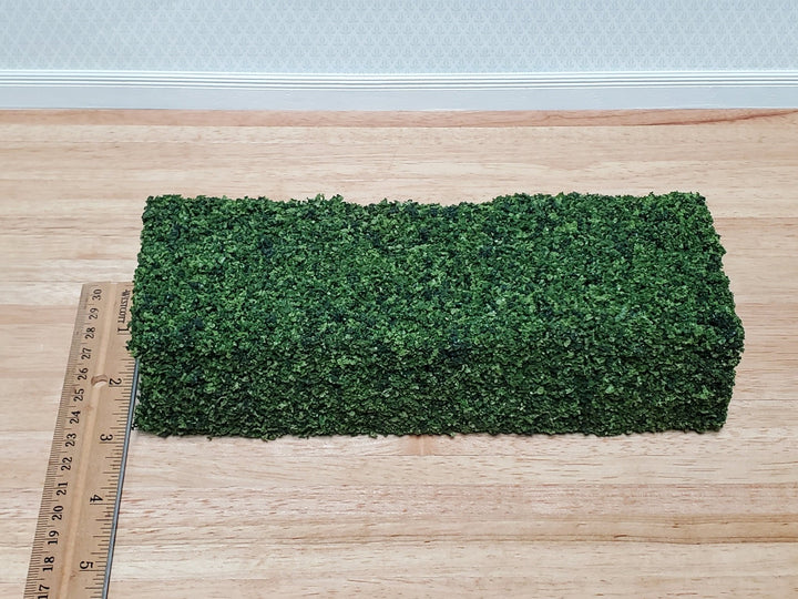 Miniature Large Green Hedge Model RR Dioramas Dollhouses Scenery Prop - Miniature Crush