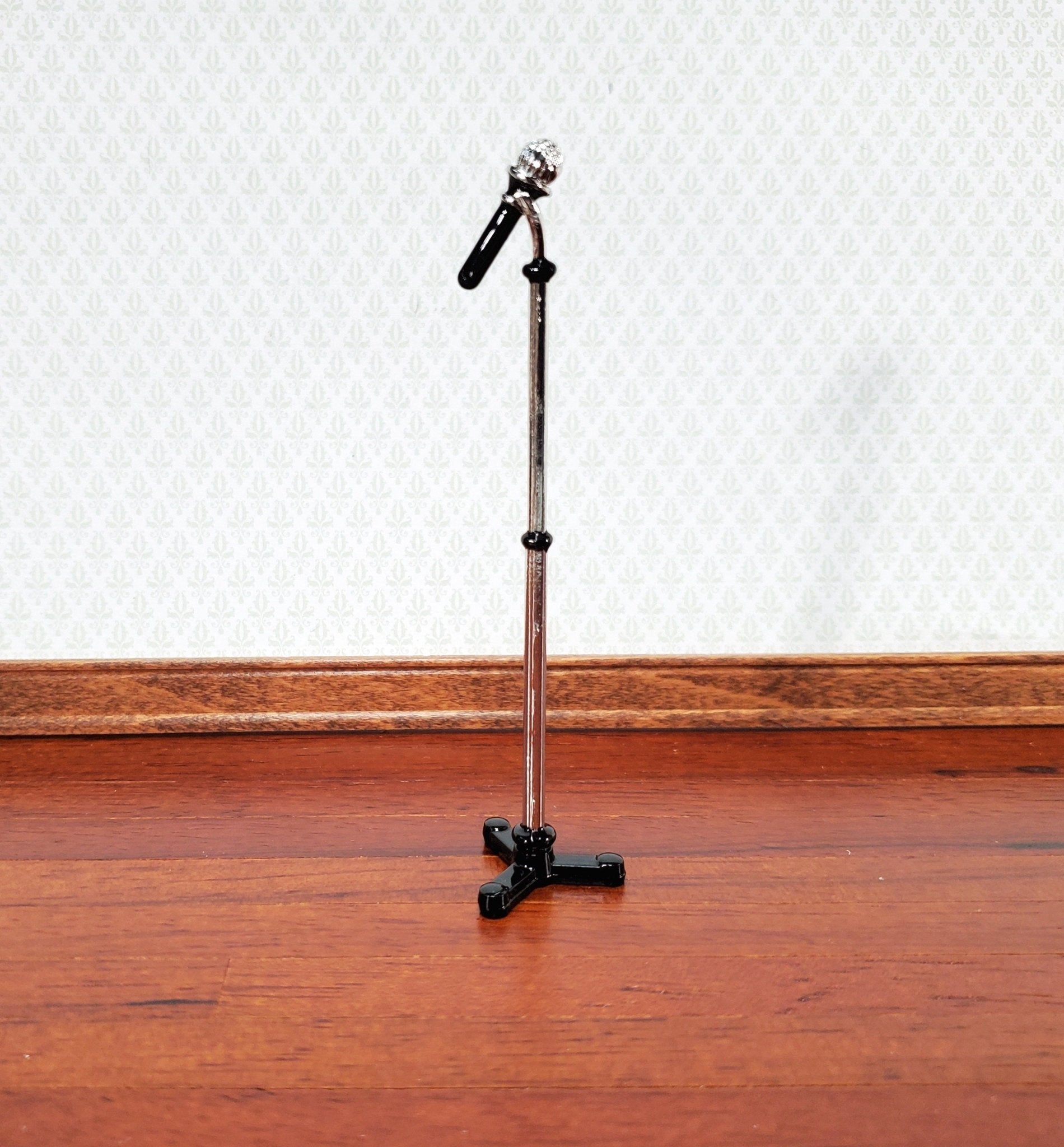 GOTOTOP Modèle de microphone en cuivre Modèle de Microphone plaqué or